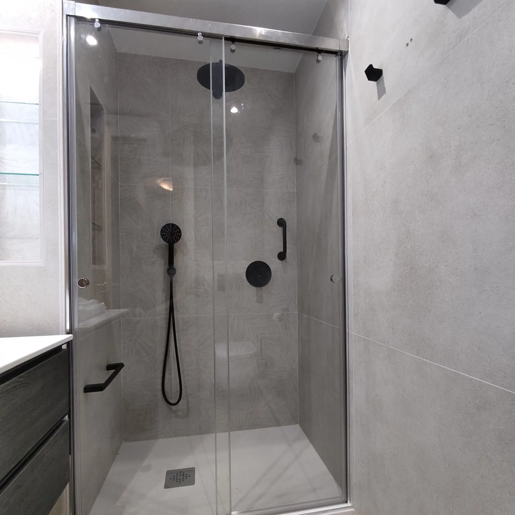 Mamparas de baño correderas: Funcionalidad y estilo para tu baño 21 Oslo 2 Hojas Cromo