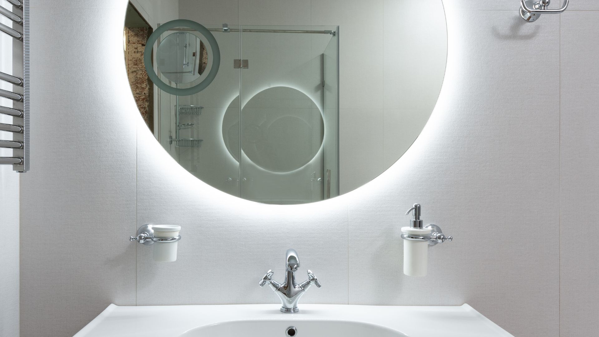 Espejo Redondo Baño: Estilo y Funcionalidad para Tu Espacio 1 espejo de baño